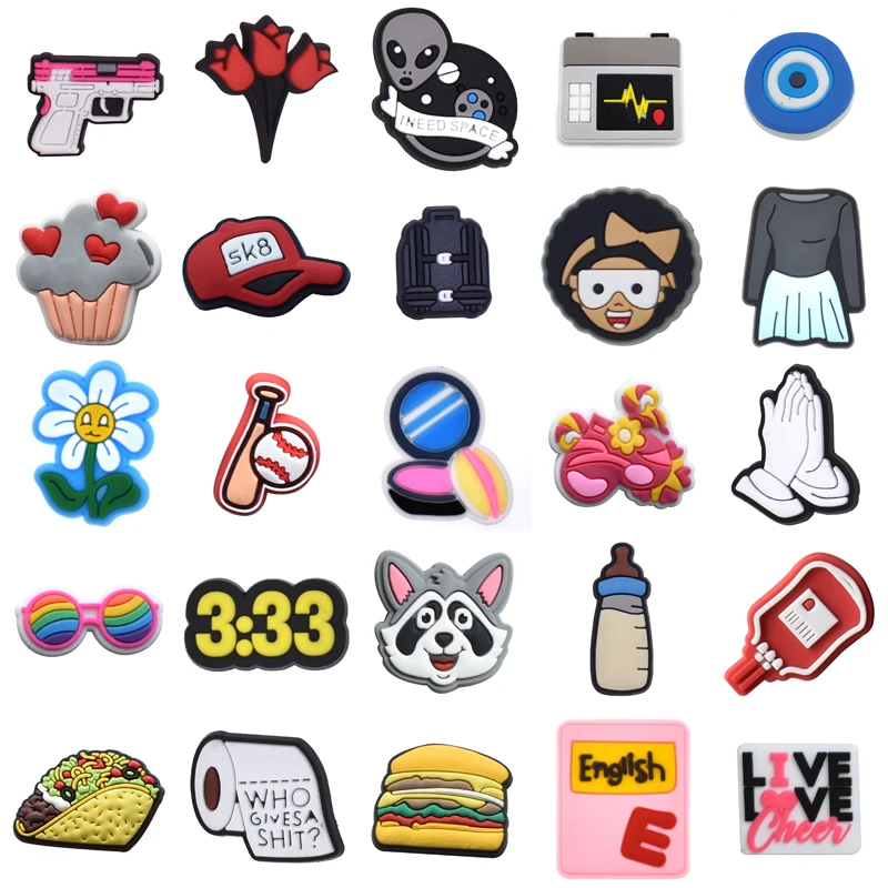 

Para Pins Boy Women Charm Gifts Set Jeans Kids Decorations for Crocs Shoes Accessories Wholesale Bulk Men Packs Girl Shoe Charms