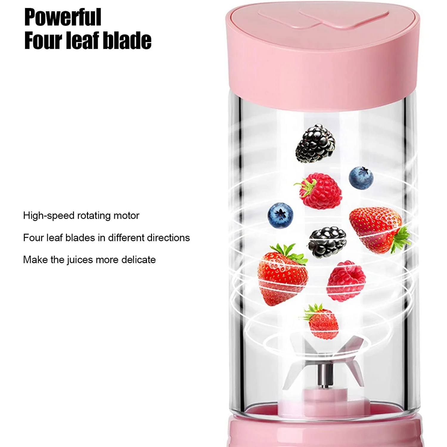 Электрический блендер портативная соковыжималка ручная USB-машина для