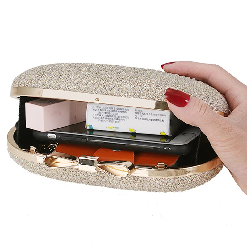 Women Gold Black Pleated HandBags For Night Club Wedding Phone Make-Up Arrangment Cluth Small Pouch For Lady Fashion 2023 Newest