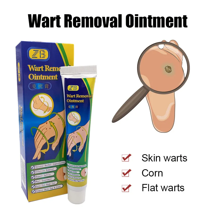 

JGF Warts Remover Cream 1pcs Antibacterial Ointment for Wart Treatment Skin Tag Remover Herbal Extract Foot Hands Warts Ointment