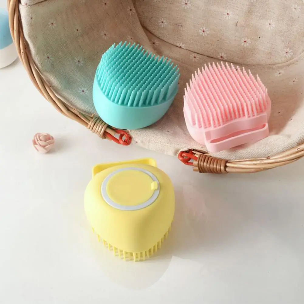 

Отличная подвесная дизайнерская Удобная силиконовая Массажная щетка для ванной комнаты