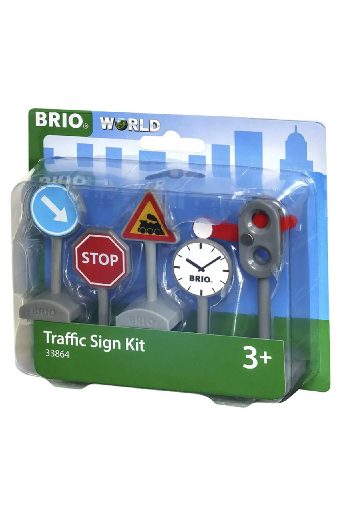 

Brio Traffic sign Kit 33864 Original Product For Kids Birthday Year Head Chrisstmas Fun Educational