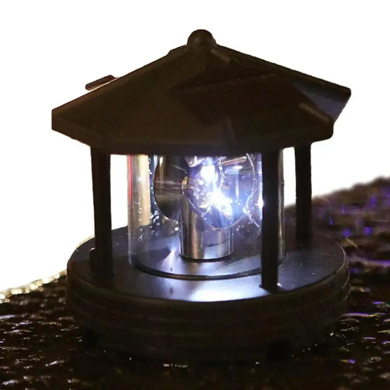 

Solar Rotating Lighthouse LED Solar Lights 360-degree Rotating Landscape Lamp Beacon Beam Lamp For Garden Yard Street Light