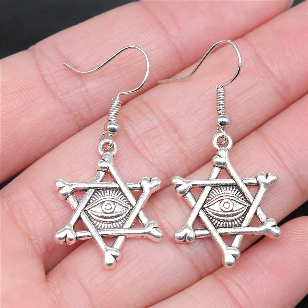 

Fashion Handmade Simple Design Antique Silver Color Chinese Knot Pendant Earrings Dropshipping Drop Earrings