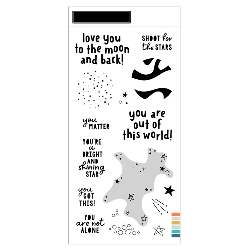 Новинка 2022 прозрачные штампы и металлические &quotПланета&quot Наборы для творчества