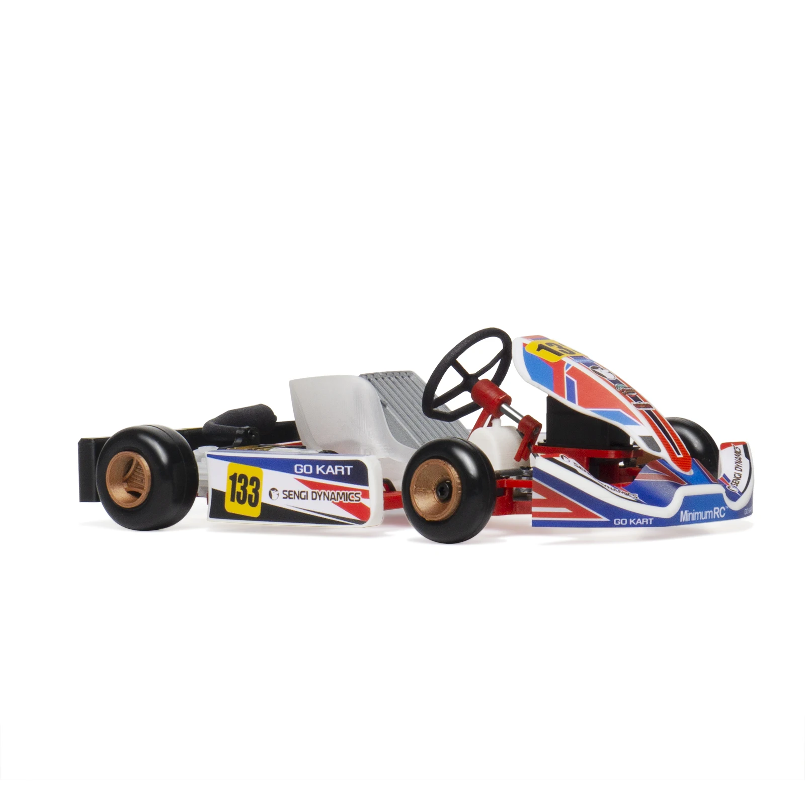 Фото Минимальный радиоуправляемый Sengi KART-80 в сборе, радиоуправляемый пульт дистанционного управления, микромасштаб, радиоуправляемый автомобиль, имитация картинга, комплект PNP для детей №3