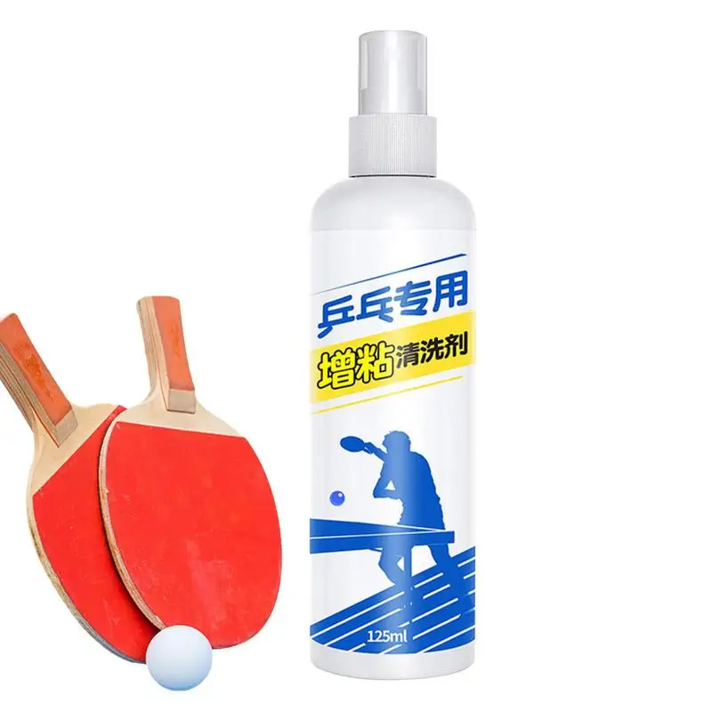 

Table Tennis Paddle Cleaner Ping-Pong Bat Equipment Care Cleaner 4.2 Oz Table Tennis Paddle Care Agent Rubber And Wood Cleaner