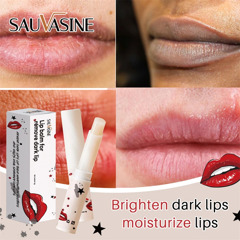 Lip Black Removal Lip Balm Exfoliating Fade Black Lip Products Care Moisturizing Nourishing Brighten Repair Fine Lines Cosmetics