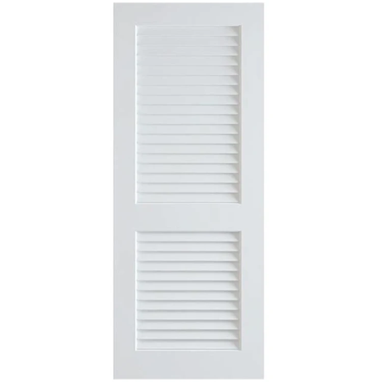 Prettywood Custom Transitional House Designs Интерьерная дверь из твердой древесины с жалюзи