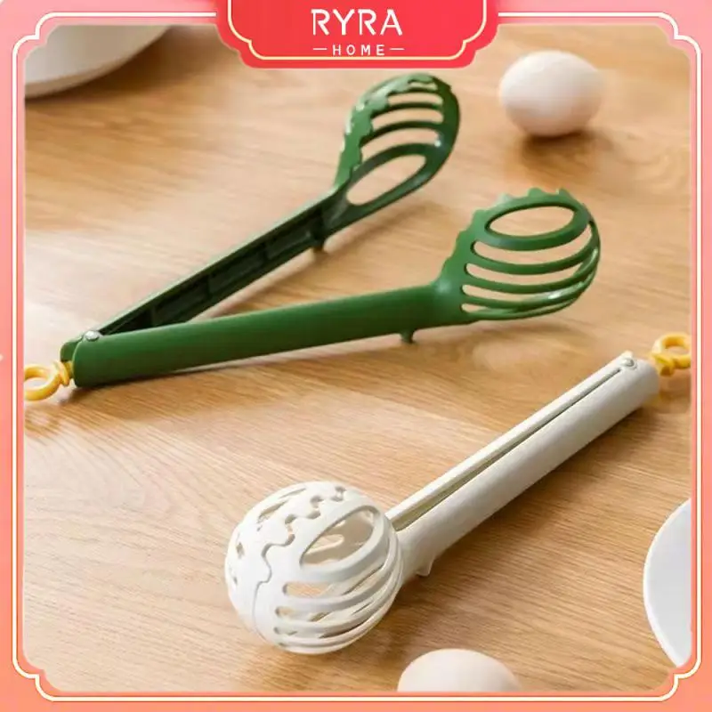 Imitation Sawtooth Design Egg Fishing Device Egg Beater Non-stick Long Handle Multifunctional Kitchen Egg Clip Noodle