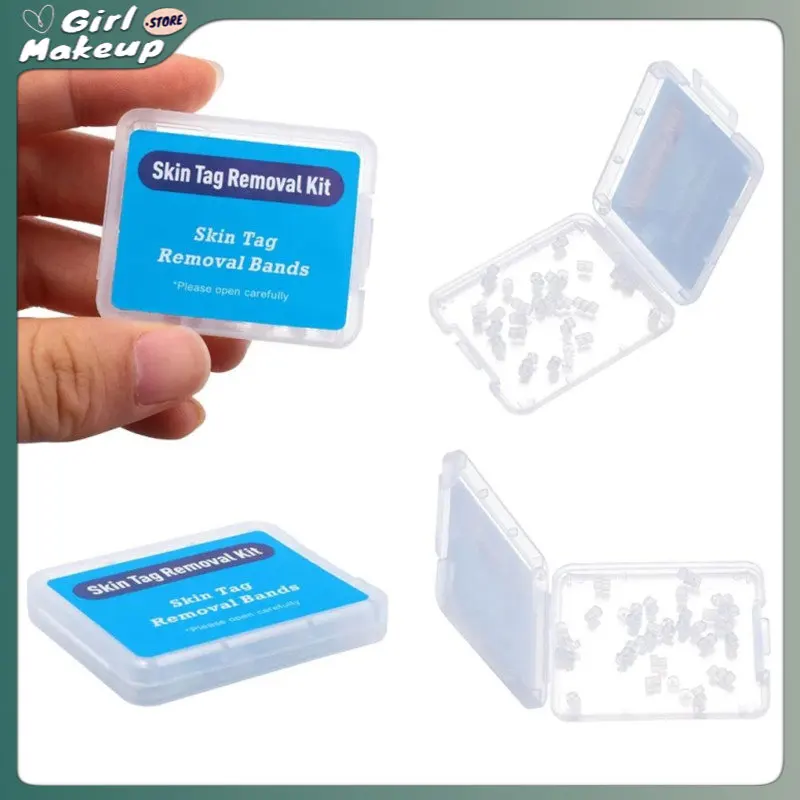 

2Size 1-5mm/4-9mm 30Pcs Remove Skin Tag Shrink Rubber Ring Skin Tag Remove Flesh Nevus Corns Verruca Accessories Skin Care Tools