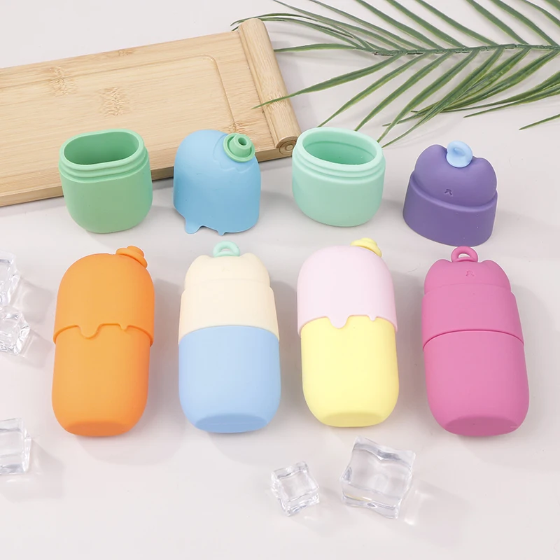 Силиконовый ледяной ролик для лица многоразовый массажер женщин и девушек