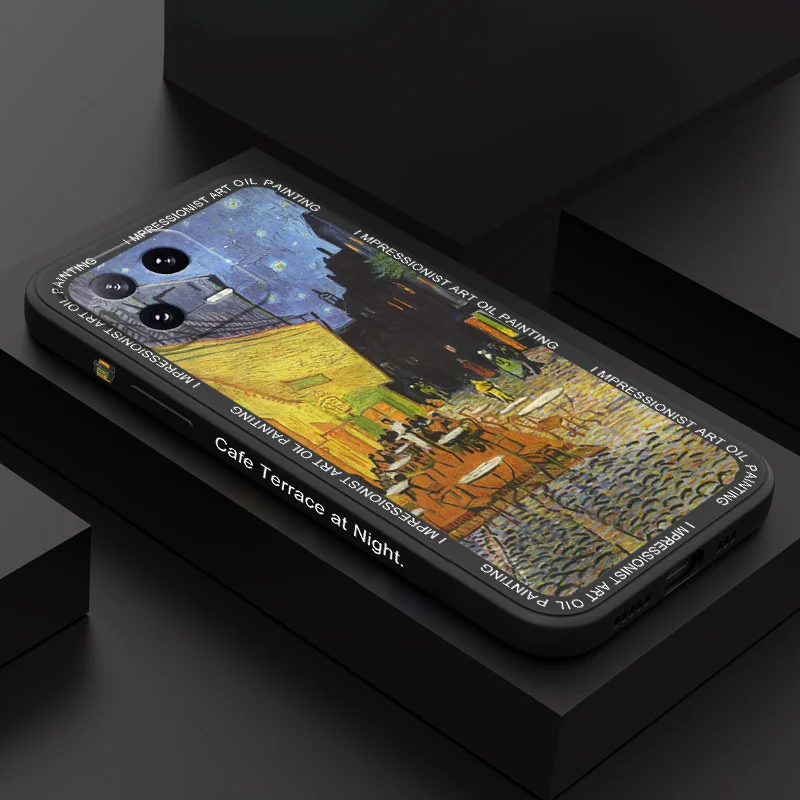 

Outdoor Cafe Phone Case For Xiaomi Mi 13 12 12T 12S 11 11T Ultra 10 10T 9 9T 9SE 8 Pro Lite 5G Liquid Silicone Cover