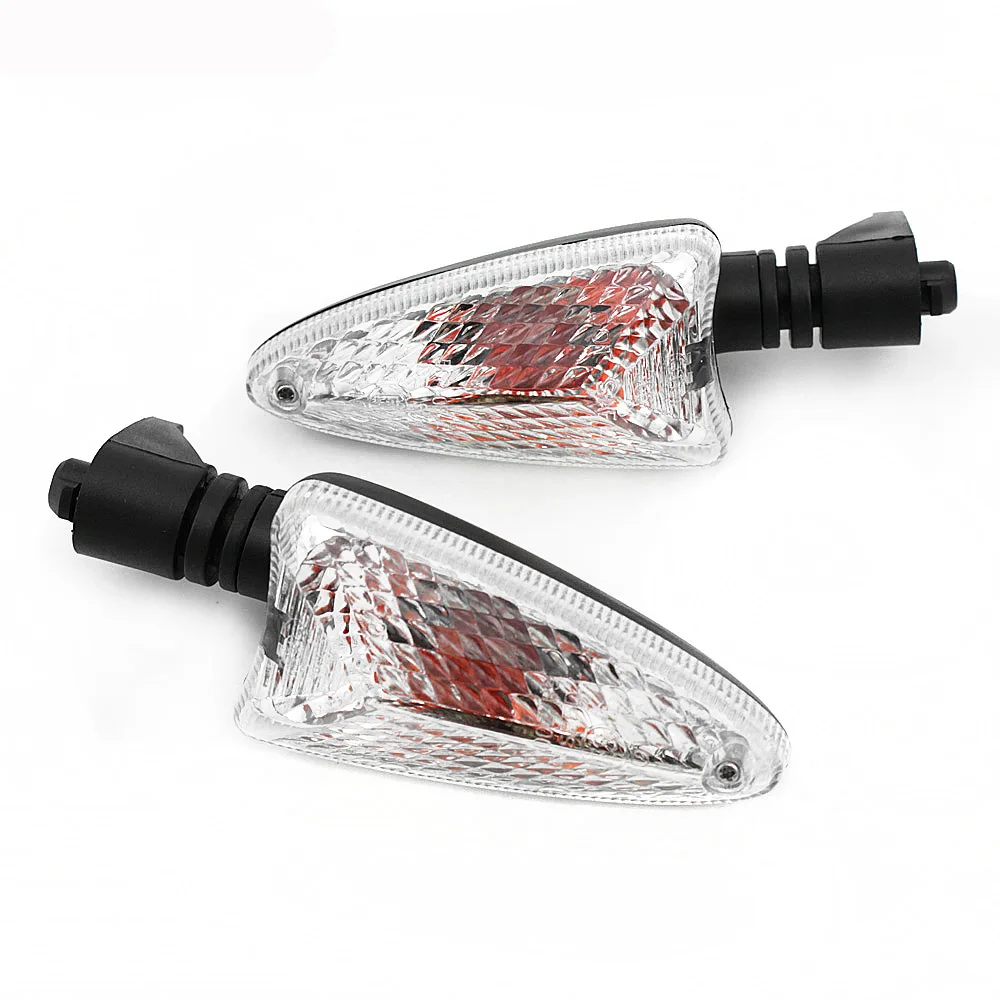 

2Pcs Motorcycle Turn Signal Clear Light For Aprilia Caponord 1200 SR Motard 125 SXV 550 RSV 4R RS4 125 Blinker Indicator Lamps