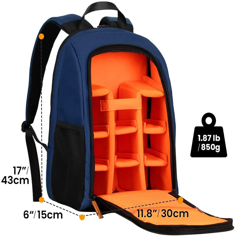 2022 Multi-functional Outdoor Camera Bag Waterproof Functional Breathable DSLR Backpack Photo and Video ALL Weather |