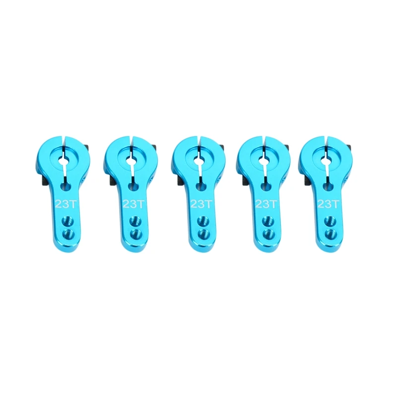 

5Pcs 23T Metal Servo Arm Horn With Screws For 1/10 RC Car Parts Accessories