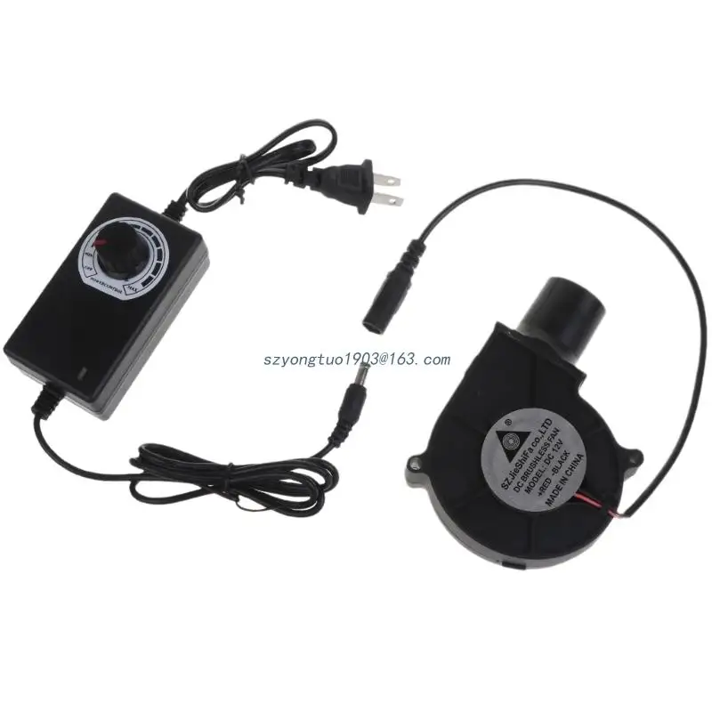 

BBQ Air Blower Portable BBQ Fan Air Blower Handheld Barbecue Fan 12V US Plug