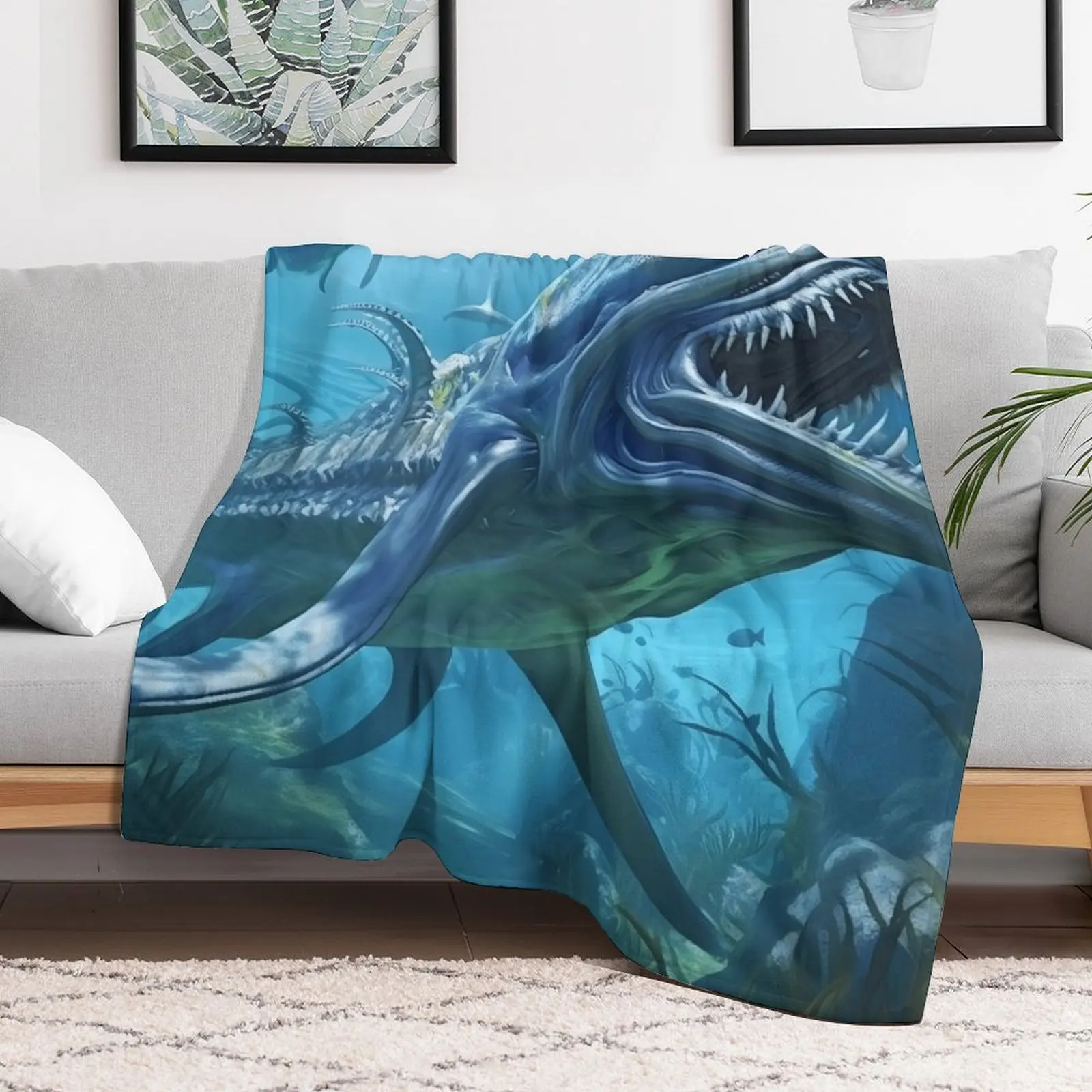 Одеяло Subnautica Leviathan декоративное роскошное одеяло для дивана