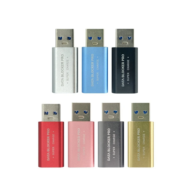 

Top Deals 7PCS USB Data Blocker,USB3.0 Data Sync Blocker Only For Quick Charge, Protect Against Juice Jacking, Refuse Hacking