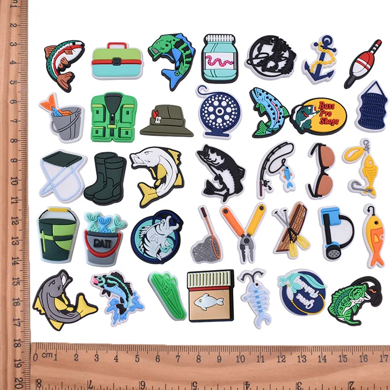 Cute37pcs/set Anime Character Shoe Charms Cute Cartoon Pvc Sshoe Accessories Decorative Croc Charms Buckle Jibz Gift For Kids