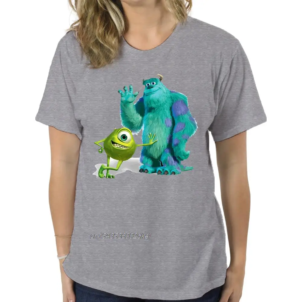 

Men T Shirt T-shirt Parody Monsters And Company Mike Wazowski And Sullivan Black Tshirts Women T-Shirt