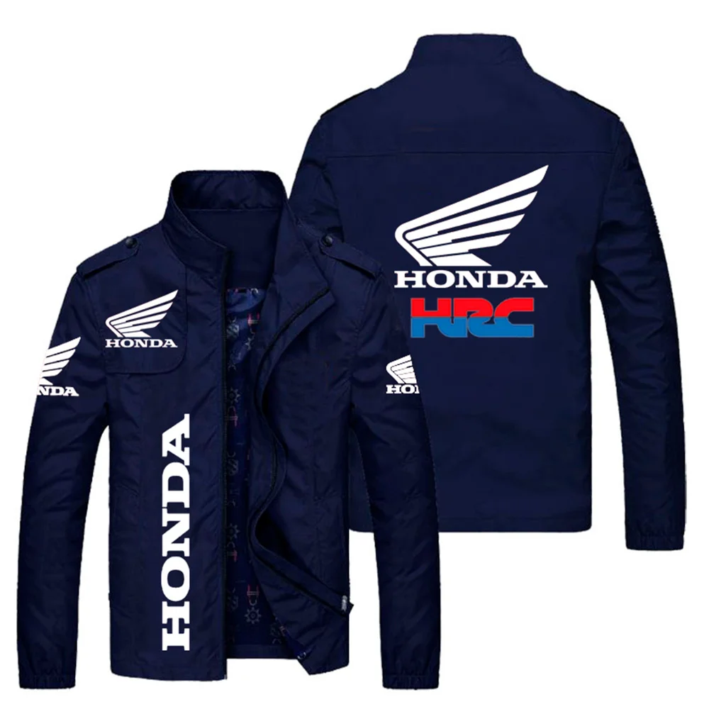 

Motorcycle Racing Men Jacket Honda Motor Wing HRC Logo Print Jacket Windbreaker Racing Team Clothes Motoross Sports Jacket Coats