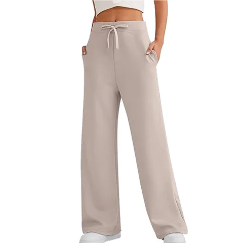 Джоггеры для фитнеса женские, винтажные широкие спортивные брюки с эластичным ремешком, свободные брюки-багги оверсайз с широкими штанинами