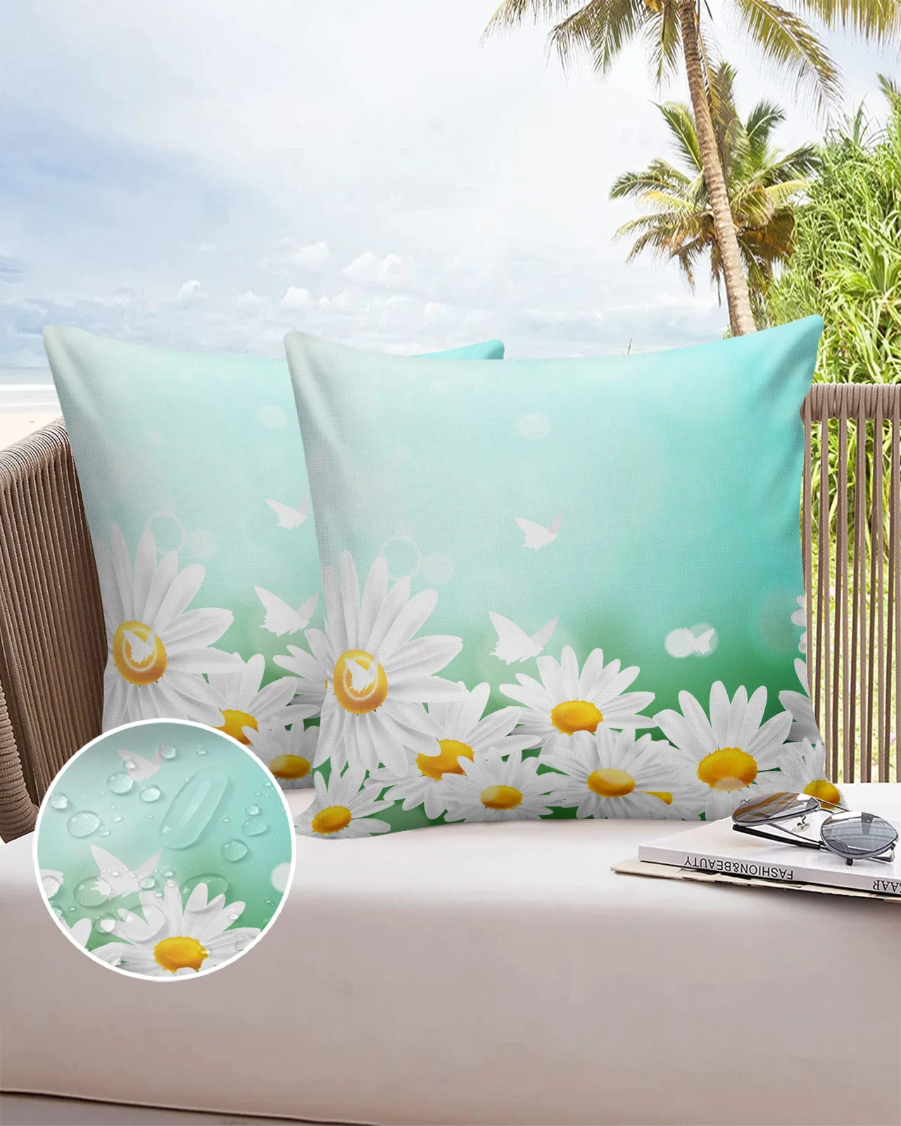 

2/4 шт., водонепроницаемые чехлы для подушек, 40/45/50/60/66 см