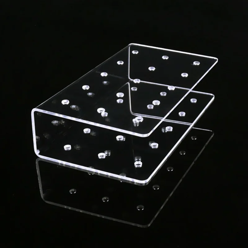 

15 Holes Acrylic Lollipop Display Stand Acrylic Rectangle Shape Durable Display Holder Wedding Party Candy Dessert Stick Holder