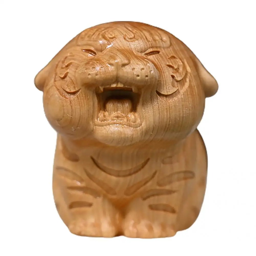 

Funny Smooth Surface Realistic Chinese Zodiac Year Tiger Statue for Office Tiger Figurine Tiger Ornament