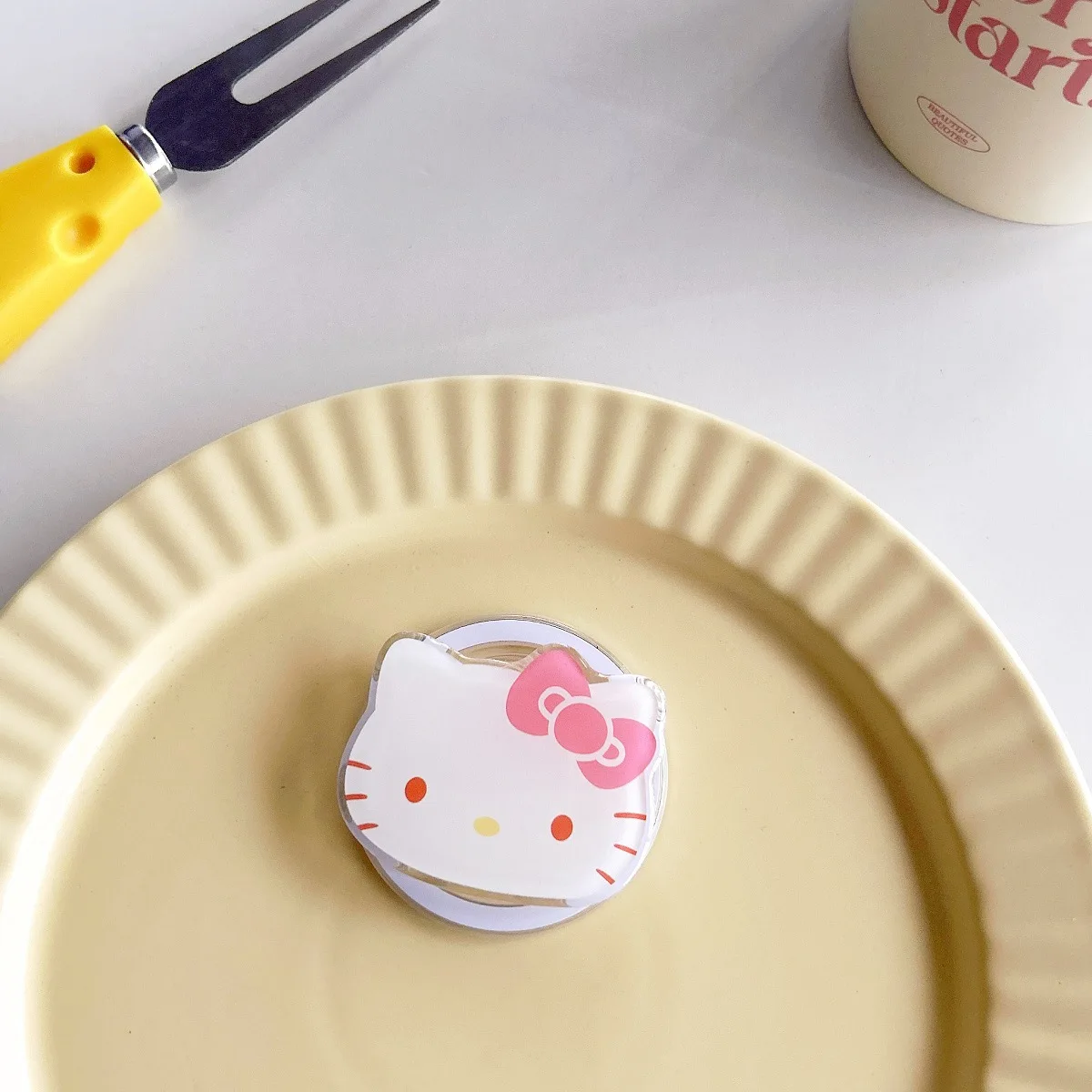 Sanrio Kuromi Cinnamoroll MyMelody Pachacco Hello Kitty милый мультяшный акриловый магнитный держатель