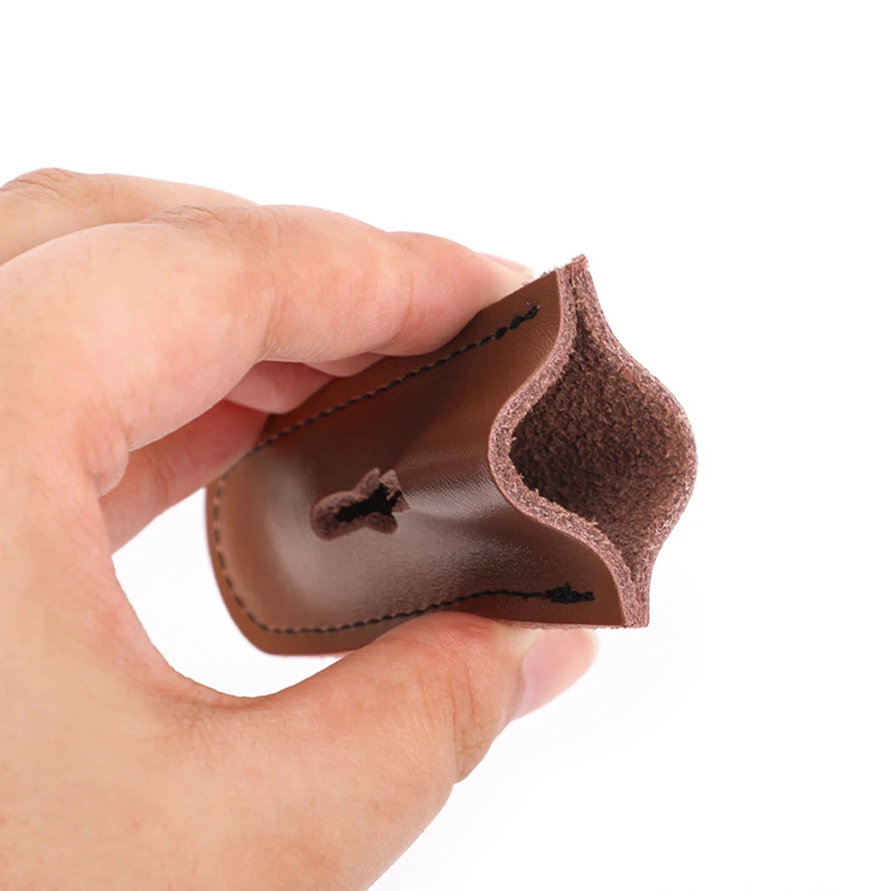 

Portable Arch Tip Cover Leather Professional Bow Tip Protection Sleeve Cover Wear Resistance Replacement for Archery Accessories