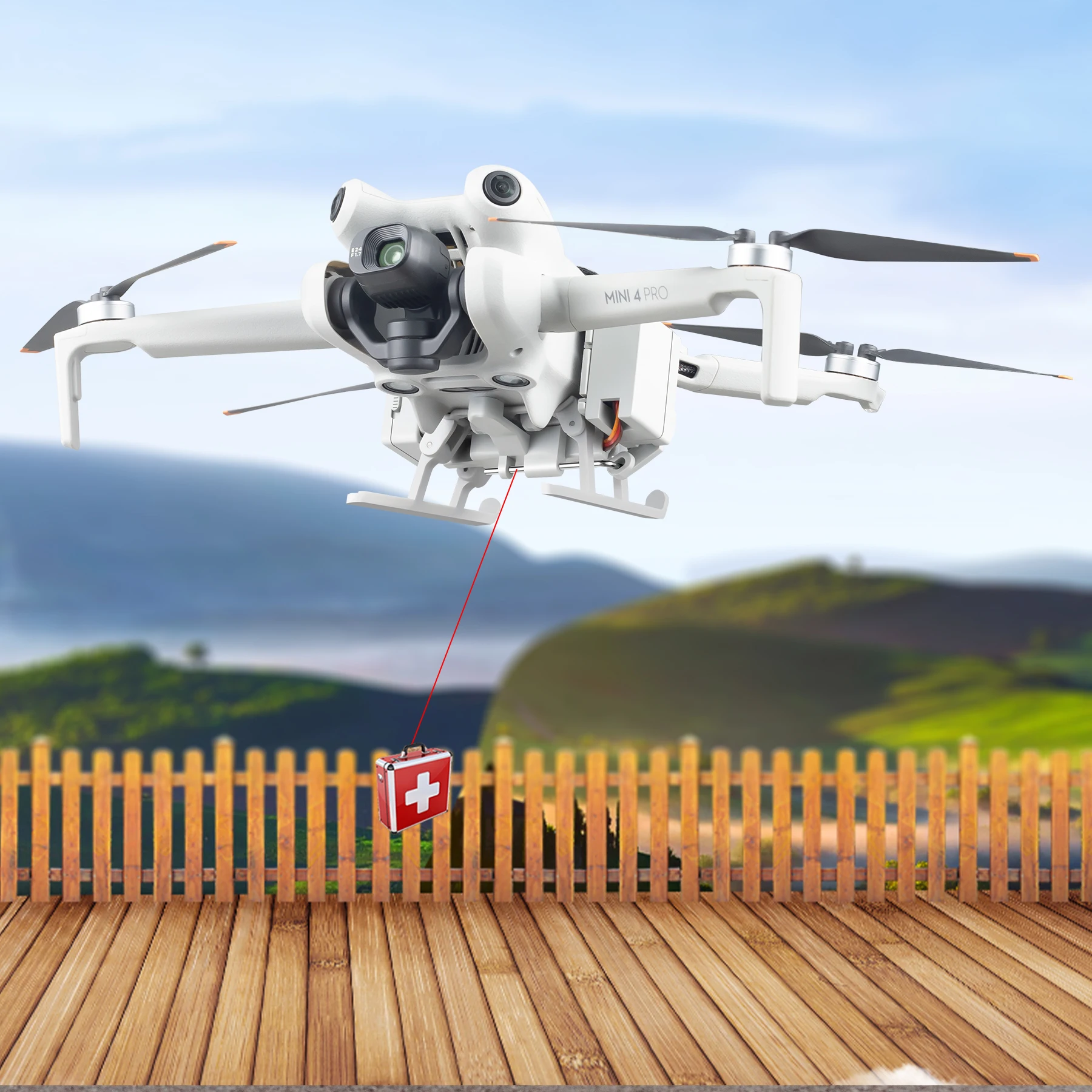 Система Airdrop для DJI MINI 4PRO быстроразъемный метатель рыбалки свадебные подарки