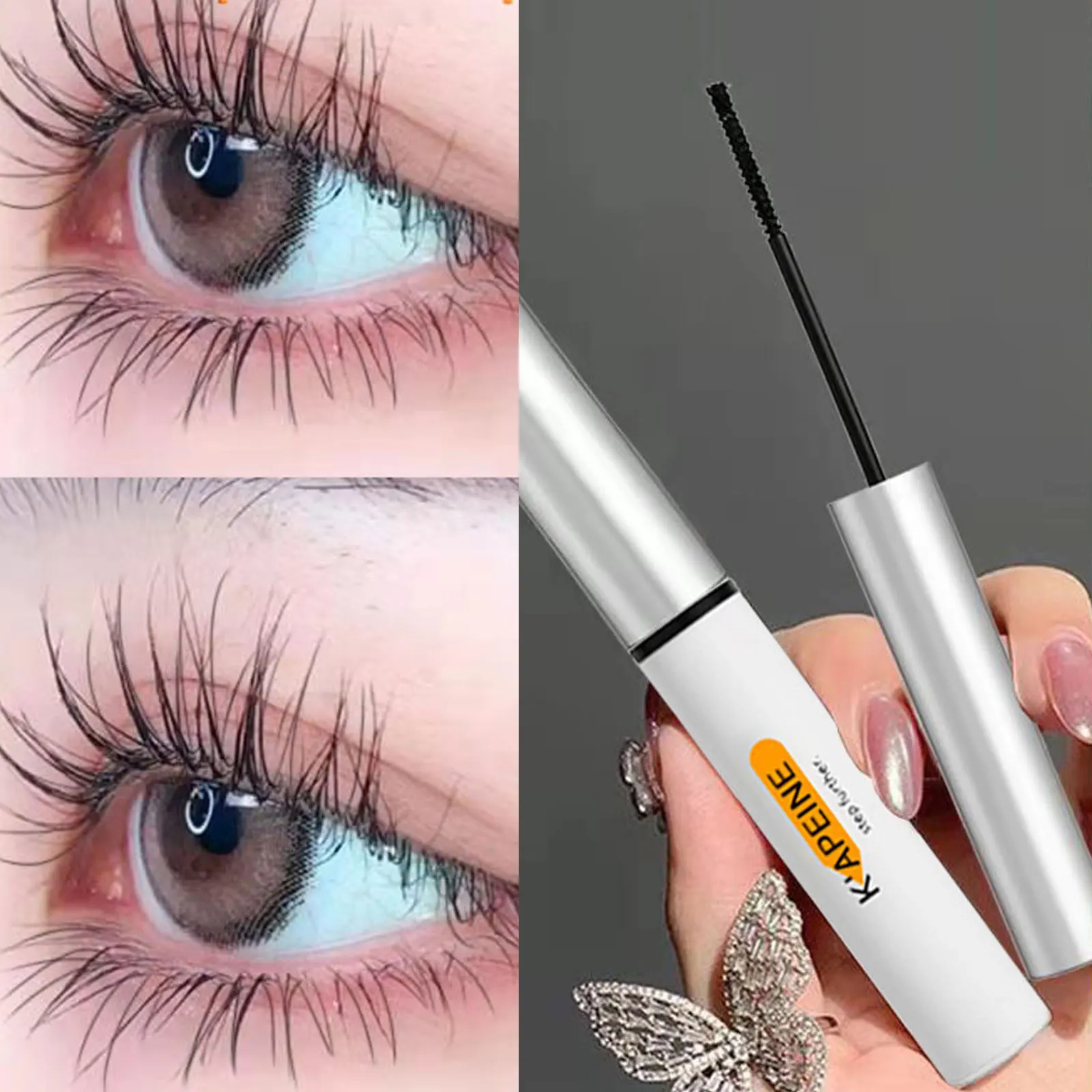 

3D Fiber Mascara Waterproof Lasting Thick Curling Eye Lashes Growth Curling Eyelash Mascara Cosmetics Maquillaje Black Mascara