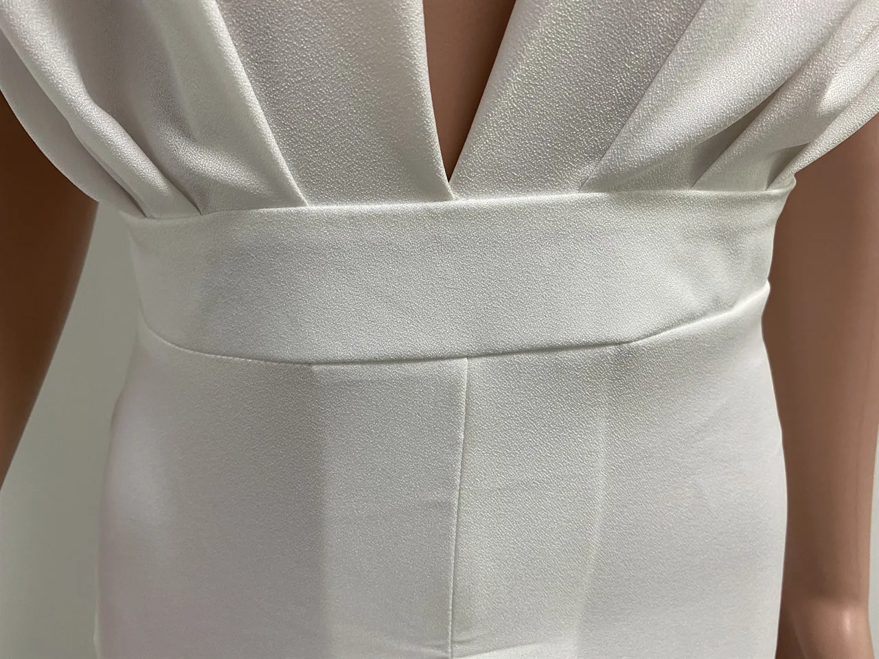2022 Spring Women Jumpsuit Long Wide Pants Solid Color Deep V-neck Streetwear Hater Backless Party Night Clothes For Women
