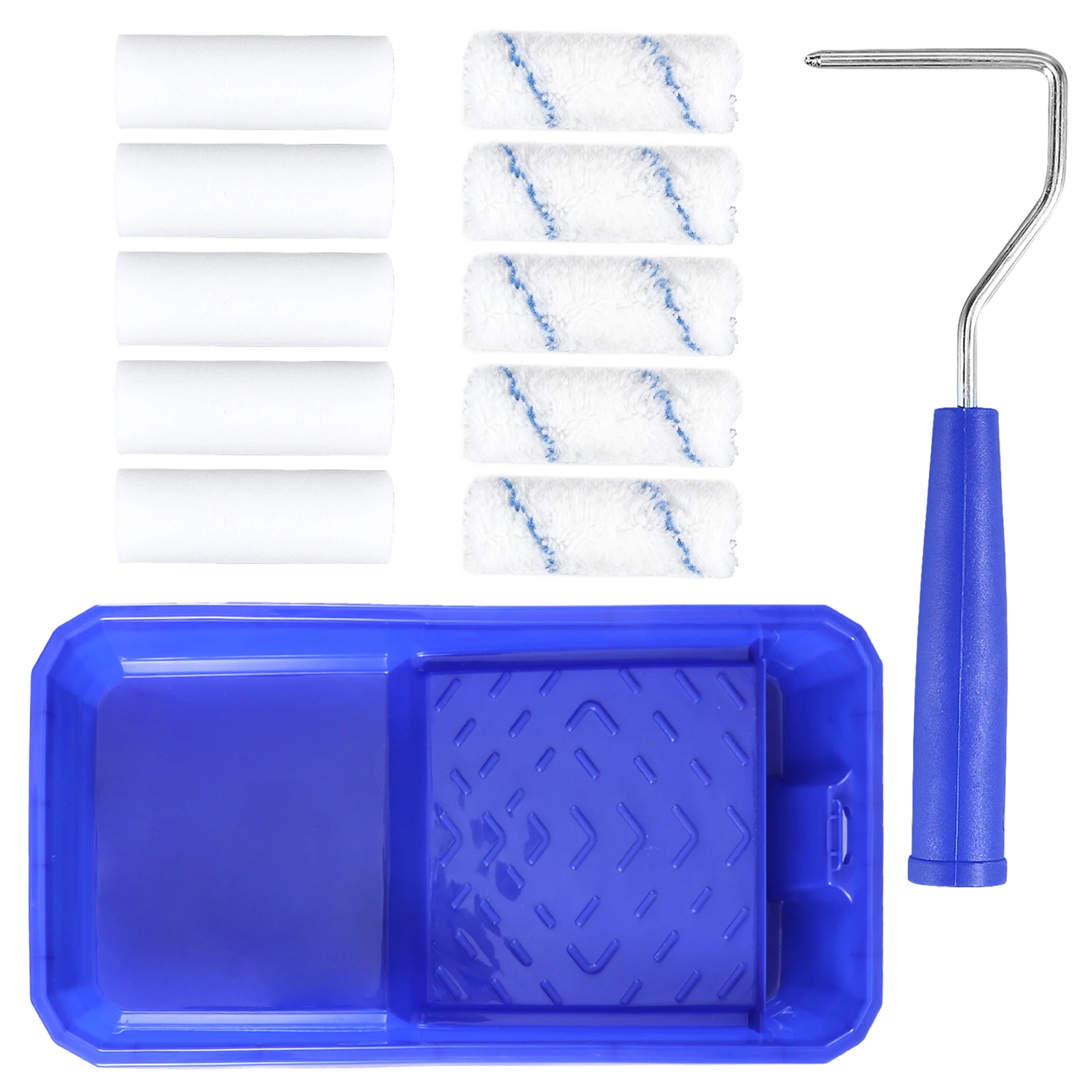 

DIY Practical With Tray Office Room Paint Roller Kit House Decoration Ceiling Ergonomic Flexible For Painting Walls Cabinet Door