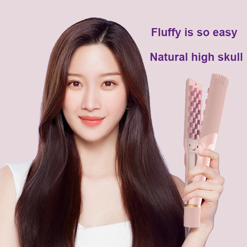 Титановый ЖК-дисплей 360-градусный профессиональный выпрямитель для волос щипцы