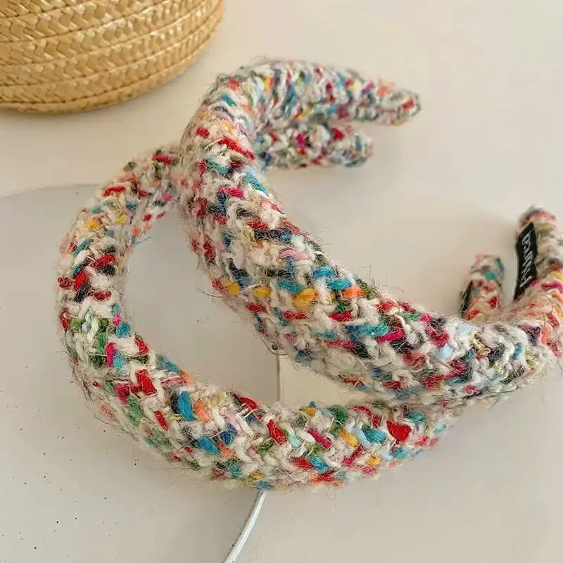 Diadema de ala ancha punto colorida для niñas y mujeres диадема dulce аксессуары el cabello otoño e invierno