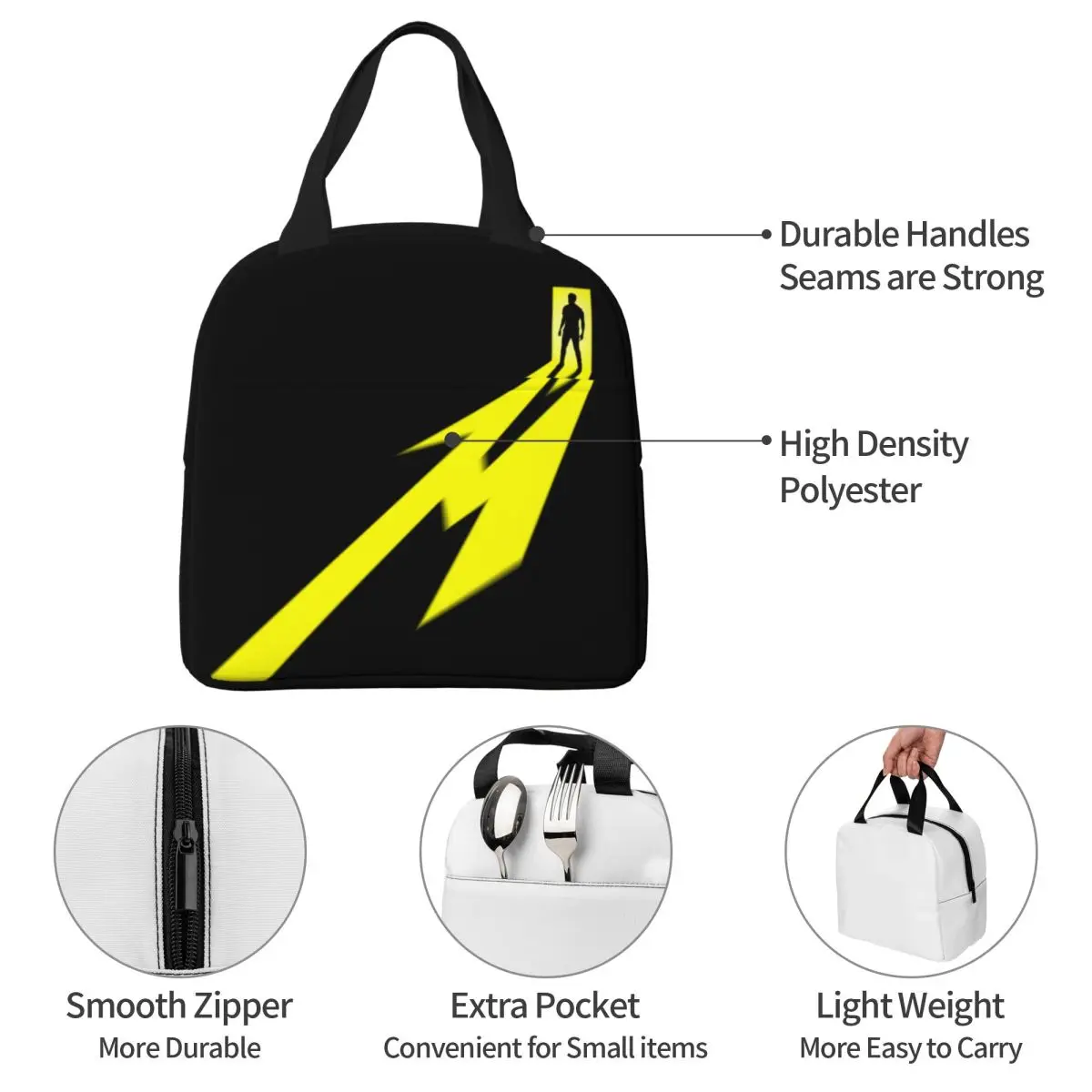 Metallicas M72 Word Tour Сумки для обеда Изолированная коробка бенто Водонепроницаемая