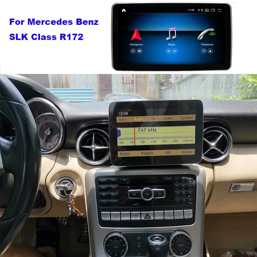 

Android GPS Navigation DVD Player Head Unit For Mercedes-Benz SL R231 /SLC SLK R172 2011 - 2019 Car Radio Upgrade Android Stereo