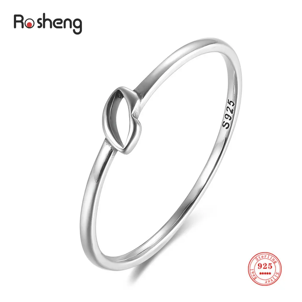 

Kameraon Sterling Silver 925 Simple Minimalist Lovely Kiss Finger Rings for Women Wedding Engagement Statement Jewelry