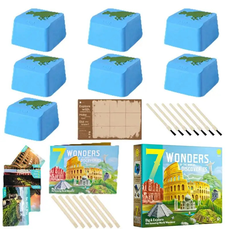 

Dig Kits For Kids Educational Toy Historical Ancient Building Archaeology Excavation Dig Set Children STEM Learning Gifts