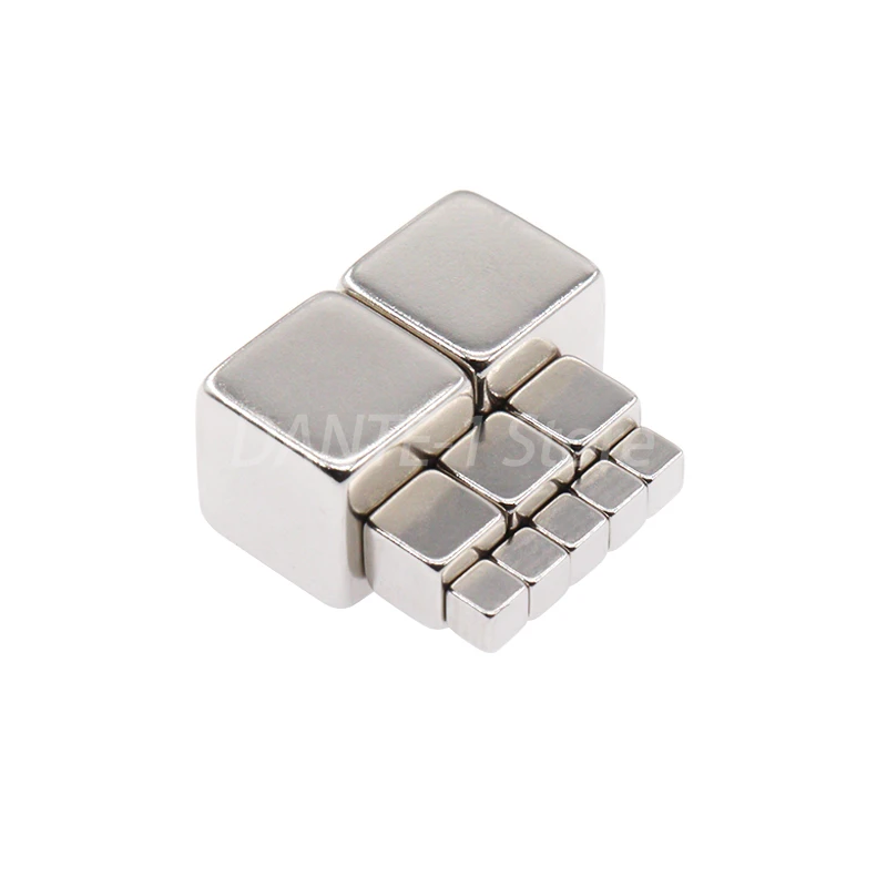 Сильный кубический магнит 10x10x10 20 постоянных магнитов NdFeB небольшой магнитный