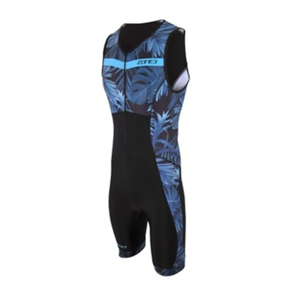 

Triathlon Zone3 Men Cycling Racing Sleeveless Swimsuit Professional Road Bike Roller Skating Suit Cycling Trisuit Bodysuit 2023