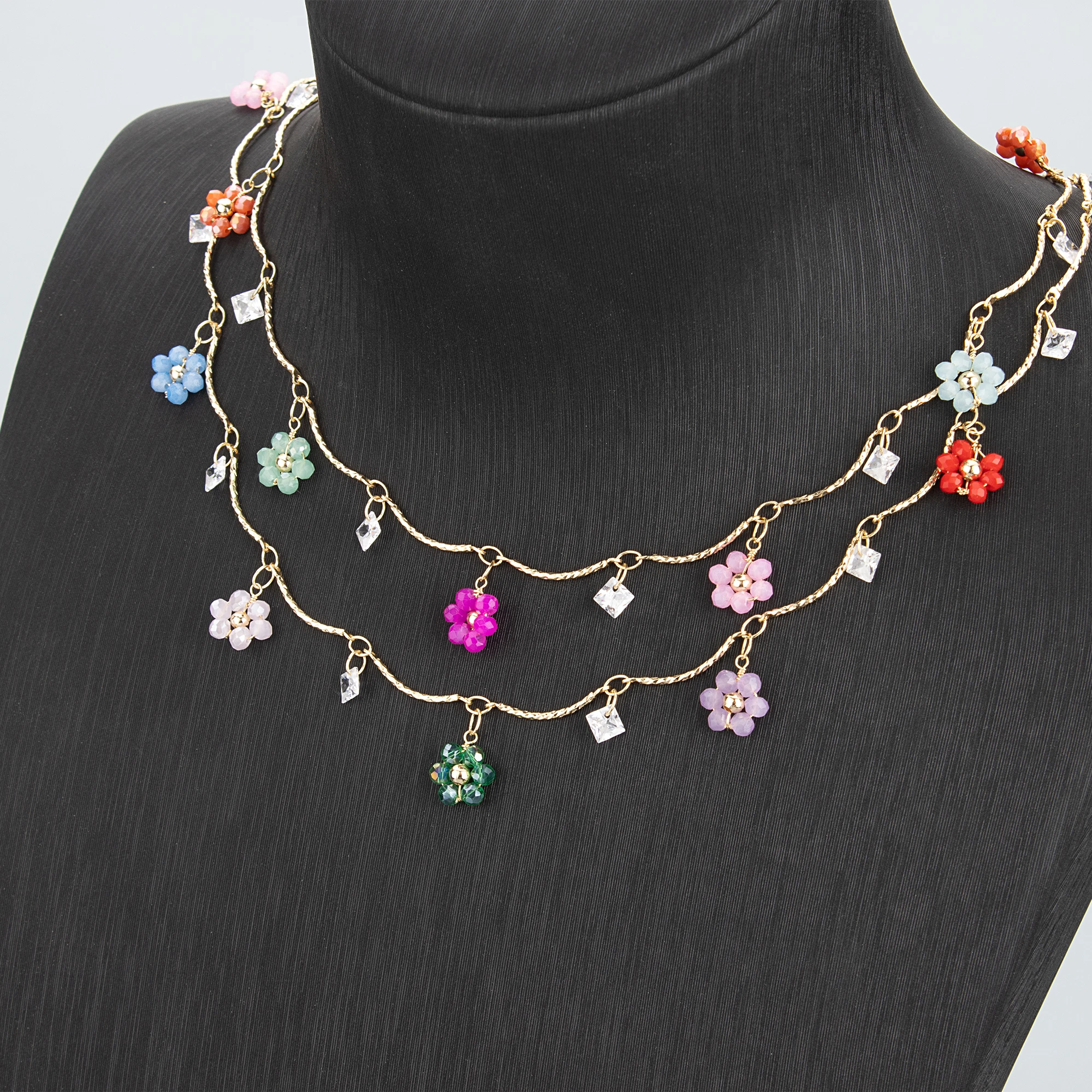 GUFEATHER C387 цепочка 18-каратное золото медь без никеля цирконы ручная работа подвески