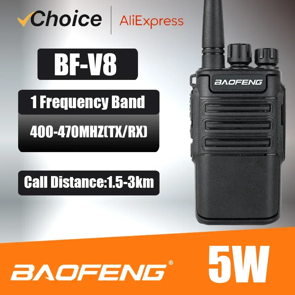 Портативная рация Baofeng 2 шт. компактная Двусторонняя радиостанция Type-C зарядное
