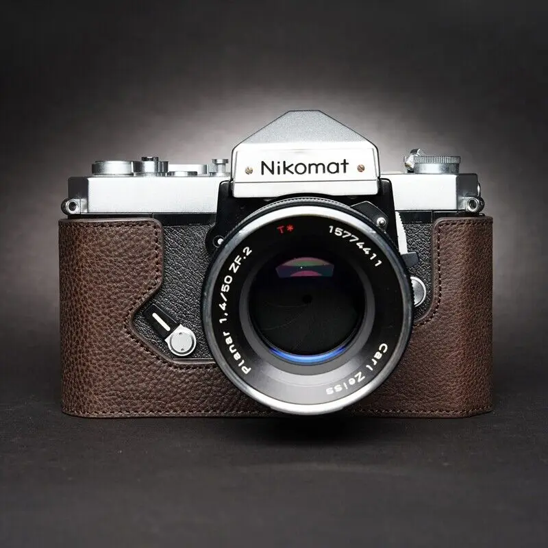

Чехол из натуральной кожи для камеры Nikomat EL EL2 ELW Nikon ручной работы