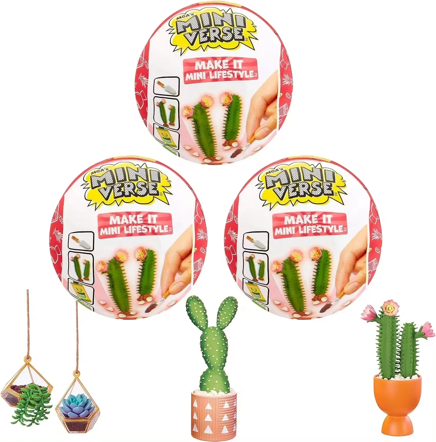 Mga Miniverse Фигурка Make It Мини-фигурки образ жизни Аниме Фигурки ПВХ Настольный