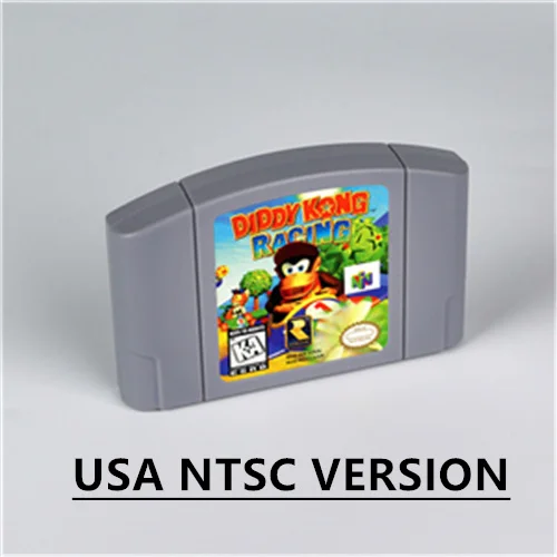 

Diddy Kong Racing for 64 Bit Game Cartridge USA Version NTSC Format