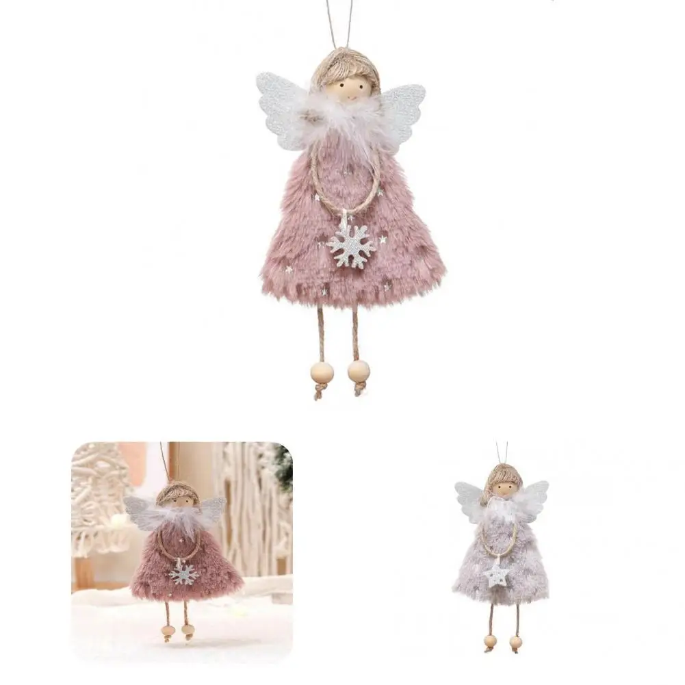 

Soft Fashion Angle Girl Fabric Hanging Stuffed Toy Pendant Convenient Doll Pendant Lovely for Living Room